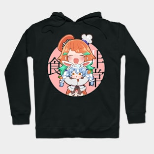 Takanashi Kiara Hugging Pekora Rabbit! Hoodie